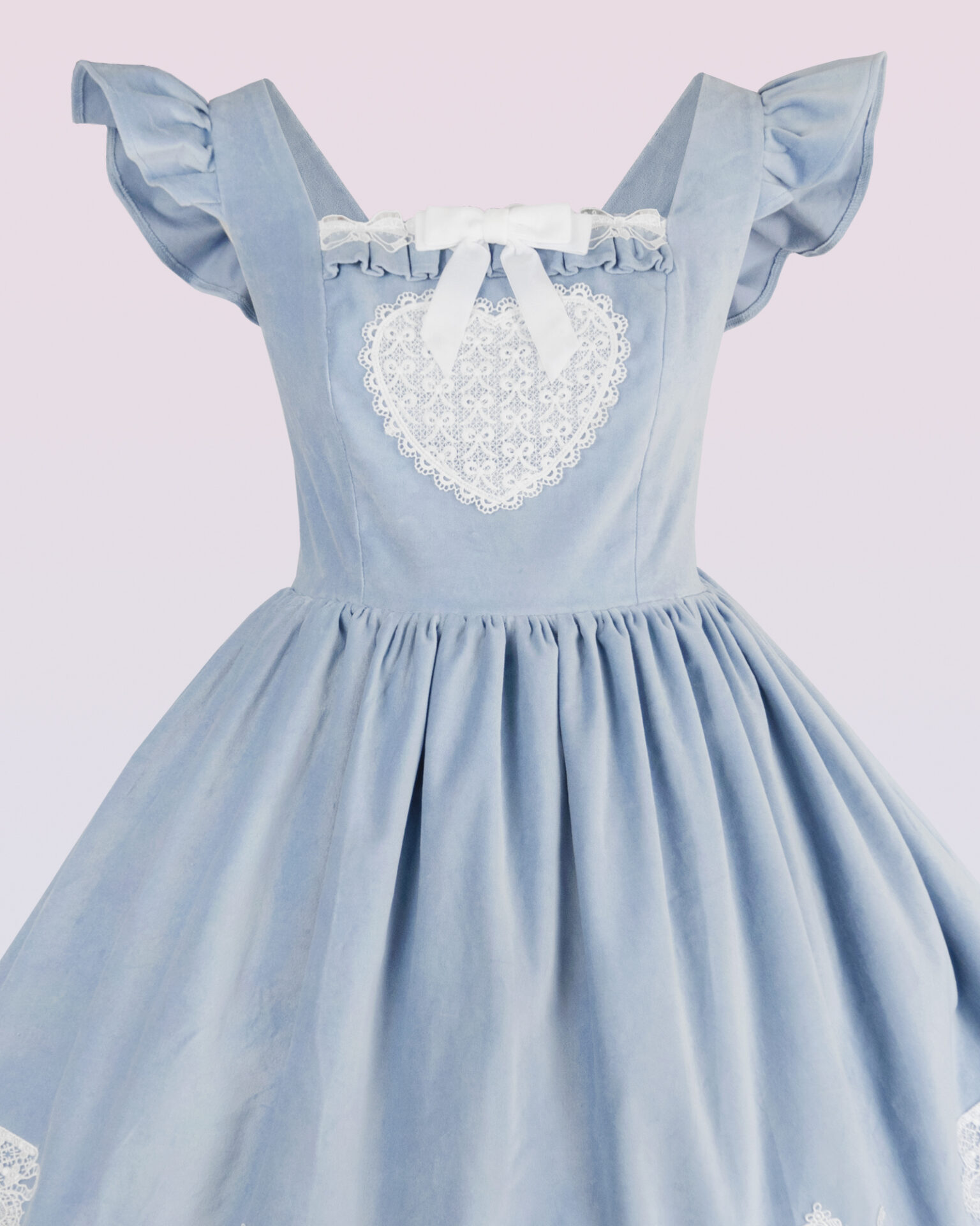 「ティーパーティー」ベルベット・ピナフォア・ドレス