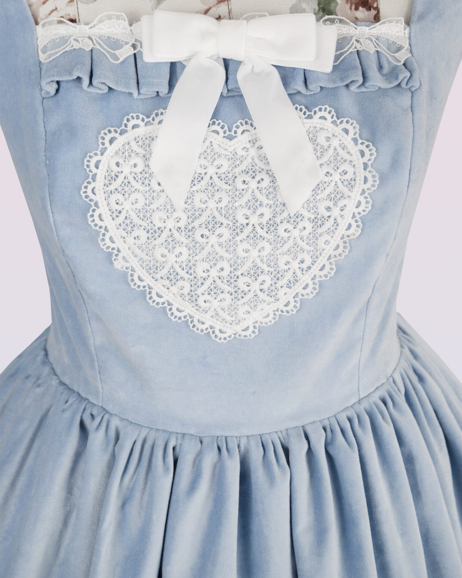 「ティーパーティー」ベルベット・ピナフォア・ドレス