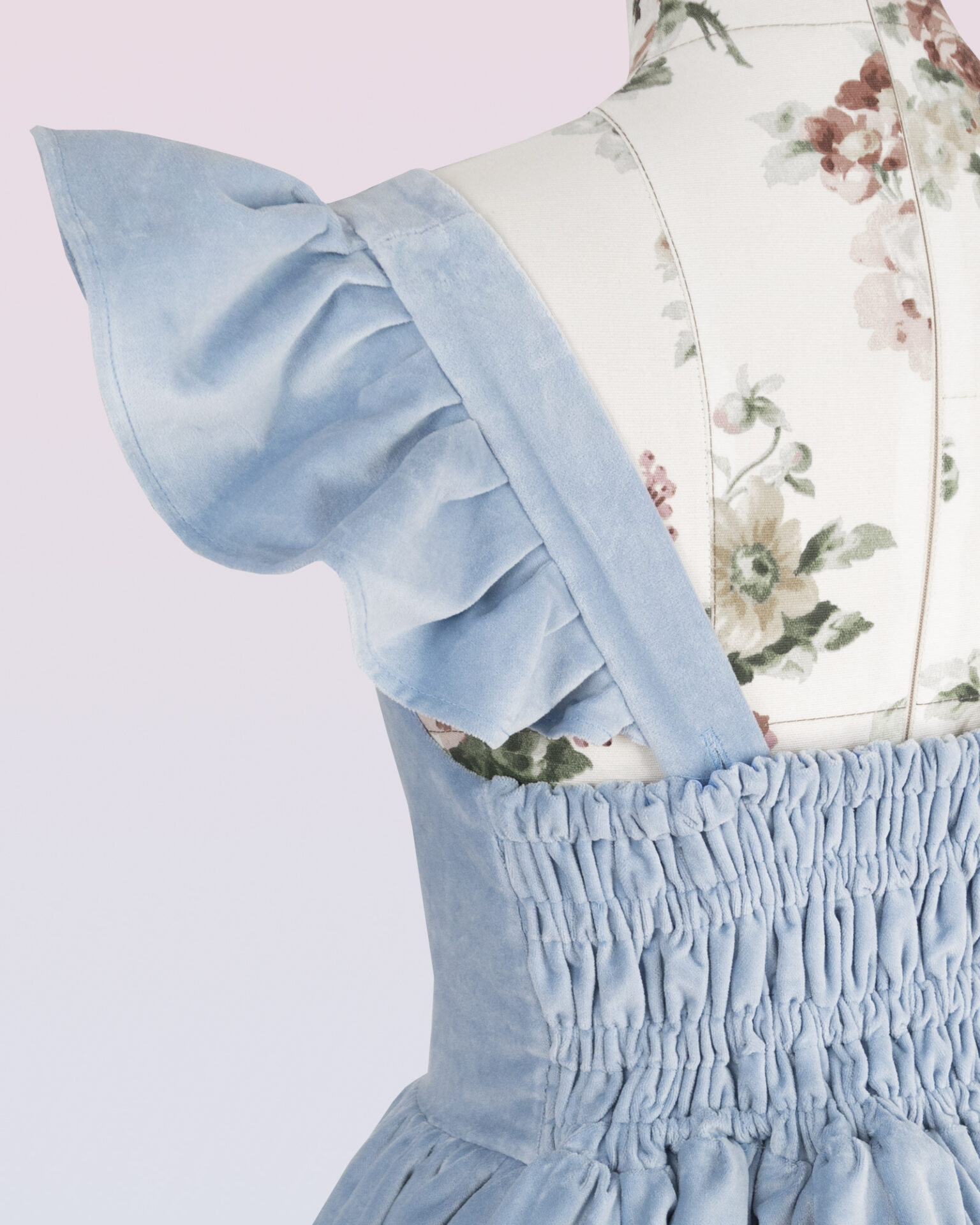 「ティーパーティー」ベルベット・ピナフォア・ドレス