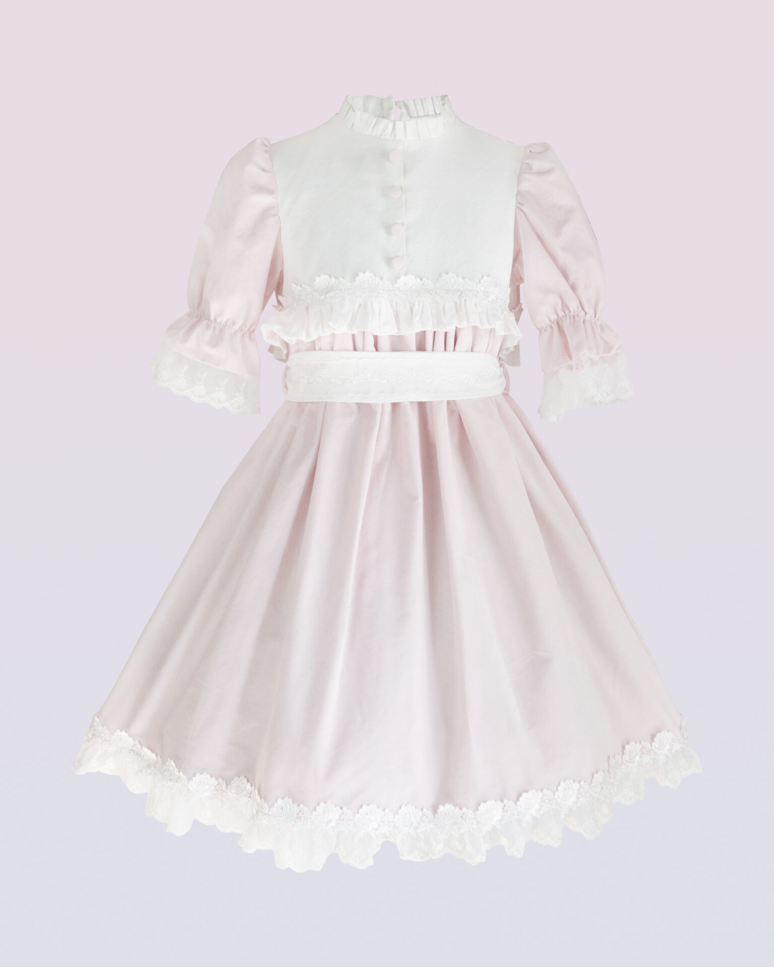 Velvet and jacquard one-piece dress