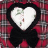 cotton plaid dress with long sleeves