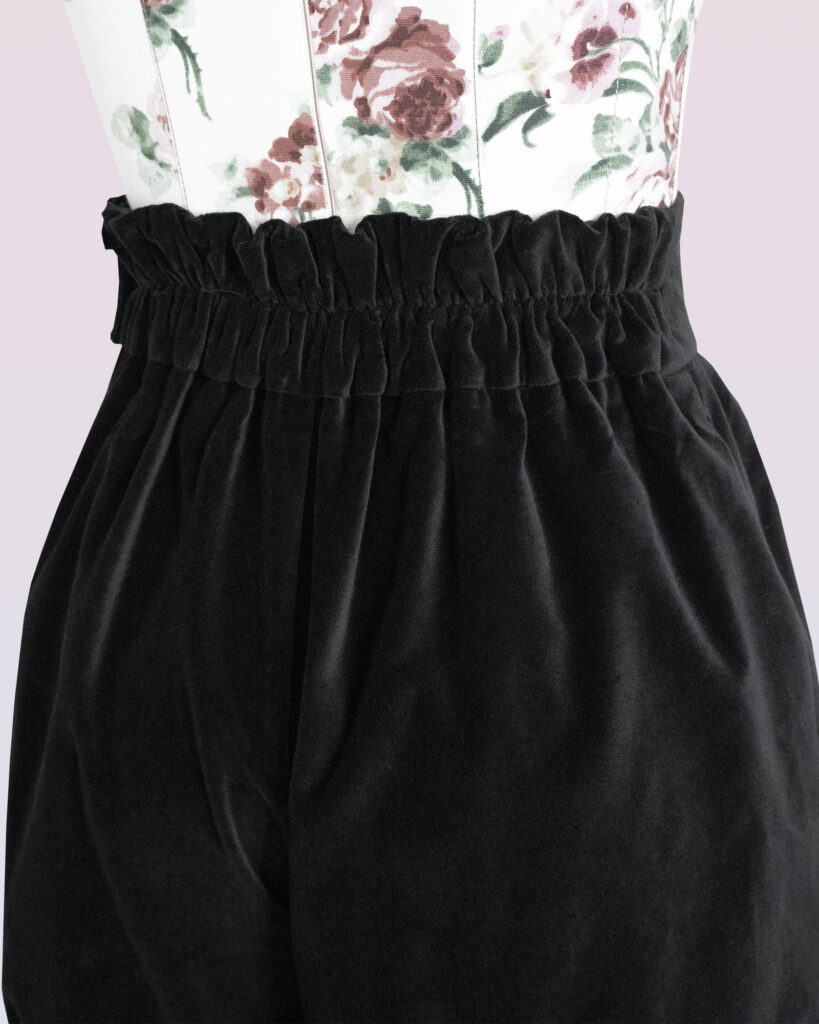 コットンベルベットズボン