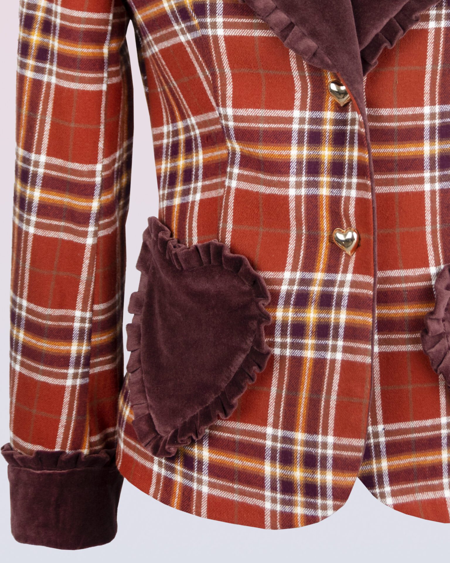 ハートの女王 コットンターコイドフィットジャケット