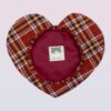"Queen of Hearts" heart-shaped beret burnt sienna
