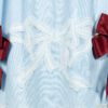cotton oldschool lolita dress with bows and ribbons