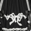 cotton oldschool lolita dress with bows and ribbons