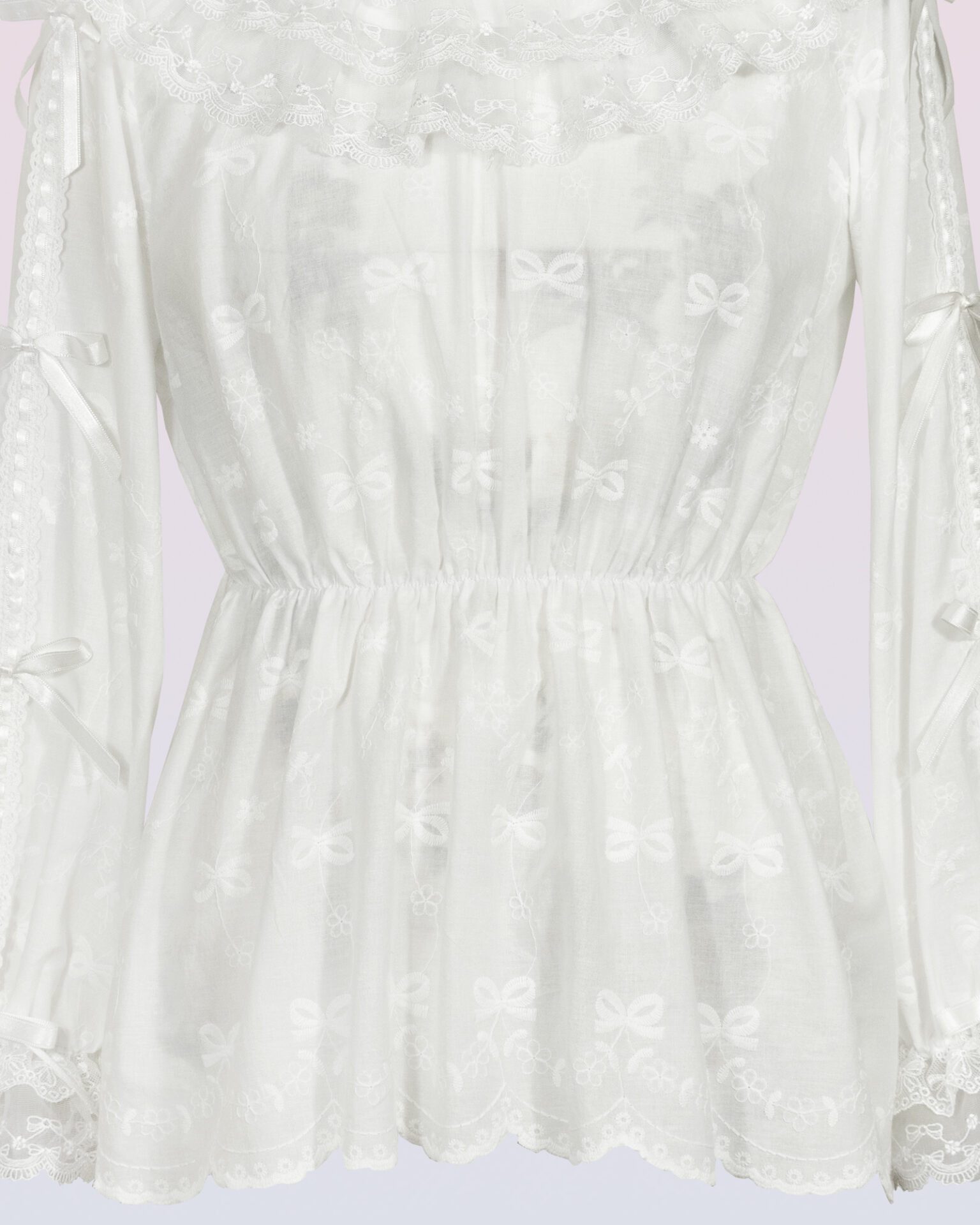 embroidered cotton blouse