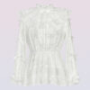embroidered cotton blouse