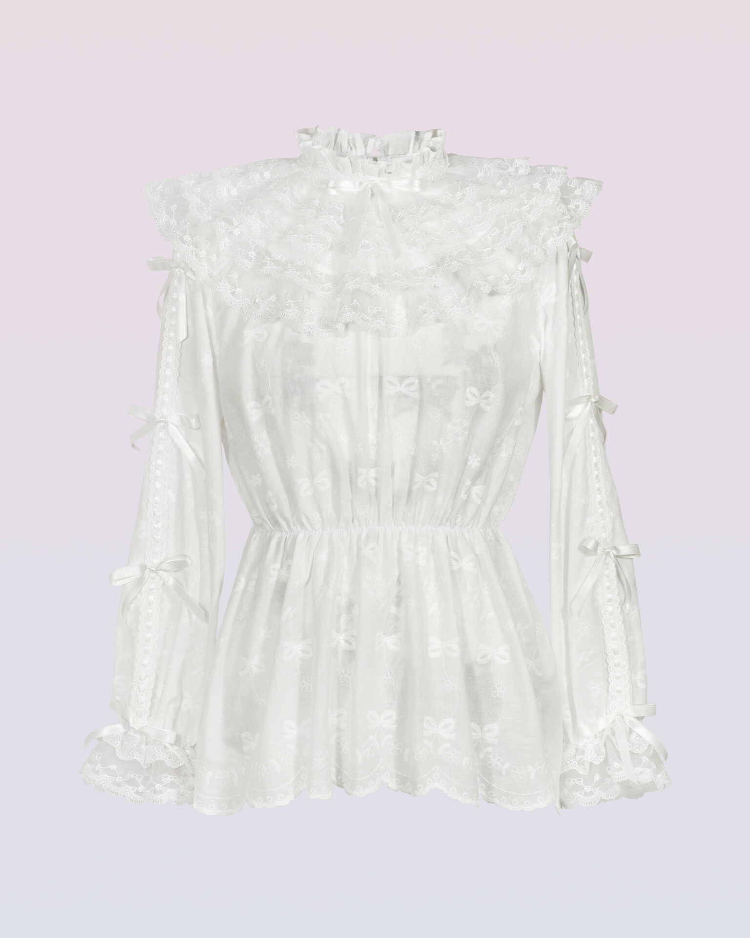 embroidered cotton blouse
