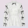 embroidered cotton blouse