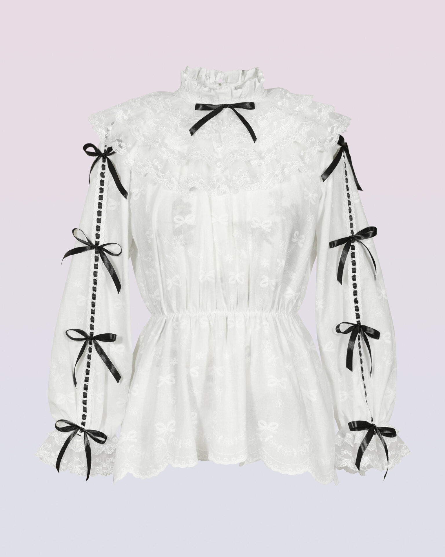 embroidered cotton blouse