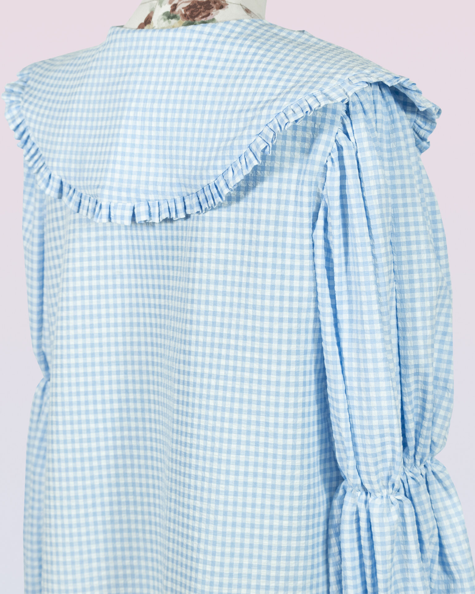 “Lily of the Valley” puff sleeve blouse