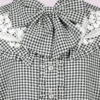 “Lily of the Valley” puff sleeve blouse