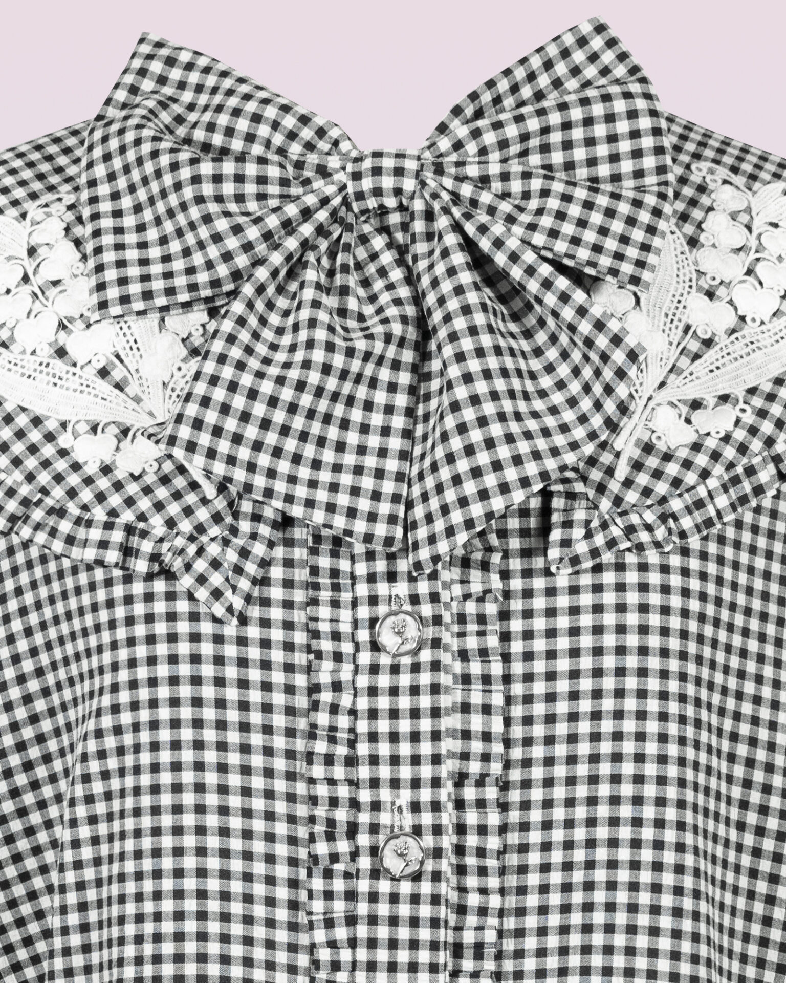 “Lily of the Valley” puff sleeve blouse