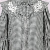 “Lily of the Valley” puff sleeve blouse