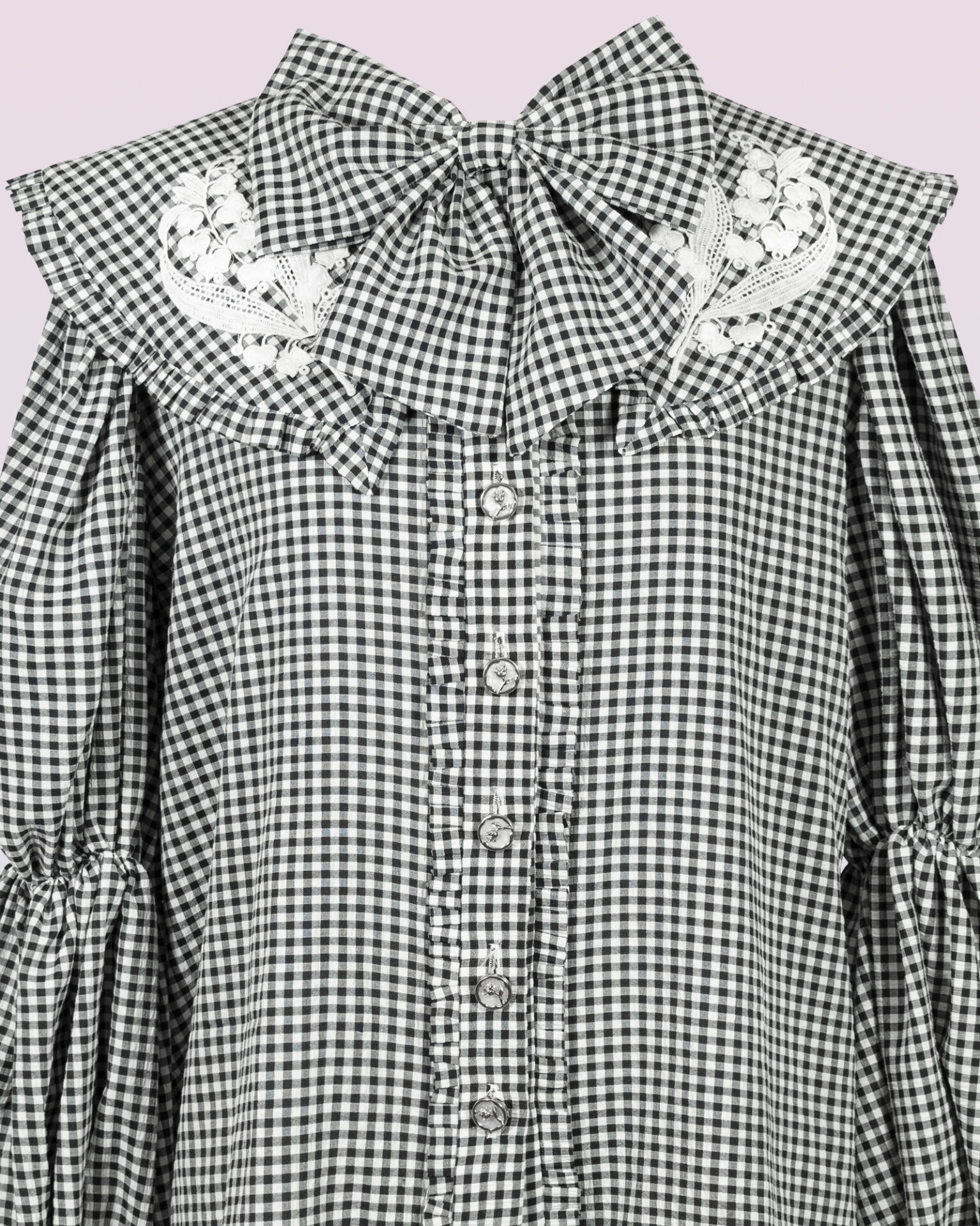 “Lily of the Valley” puff sleeve blouse