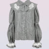 “Lily of the Valley” puff sleeve blouse