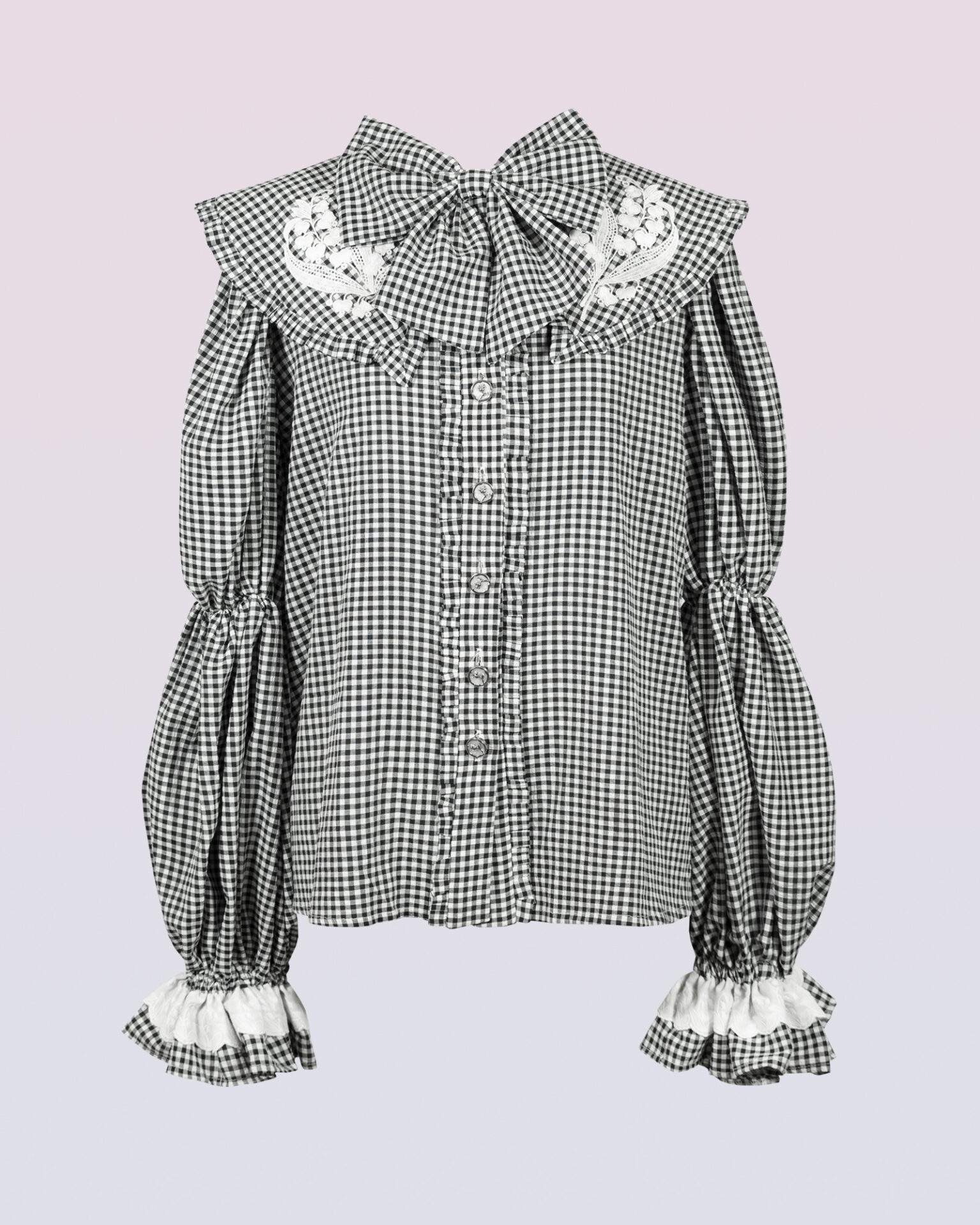 “Lily of the Valley” puff sleeve blouse
