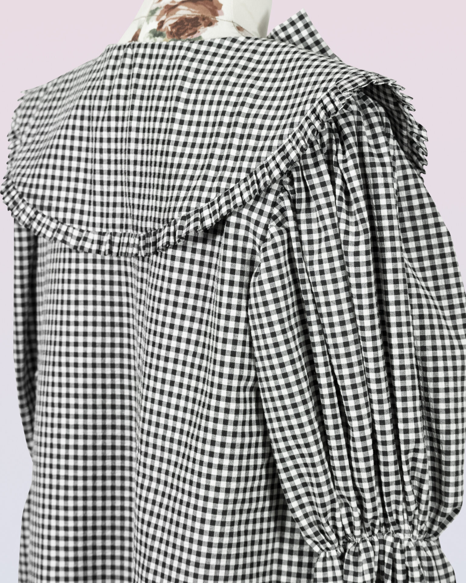 “Lily of the Valley” puff sleeve blouse