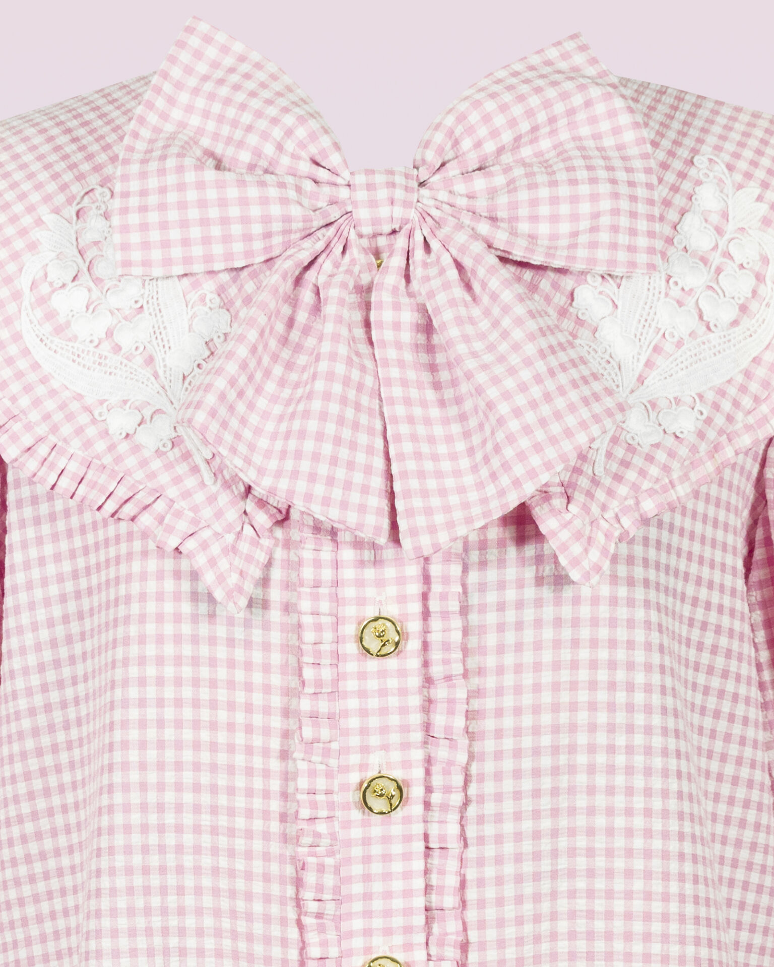 “Lily of the Valley” puff sleeve blouse