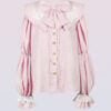 “Lily of the Valley” puff sleeve blouse