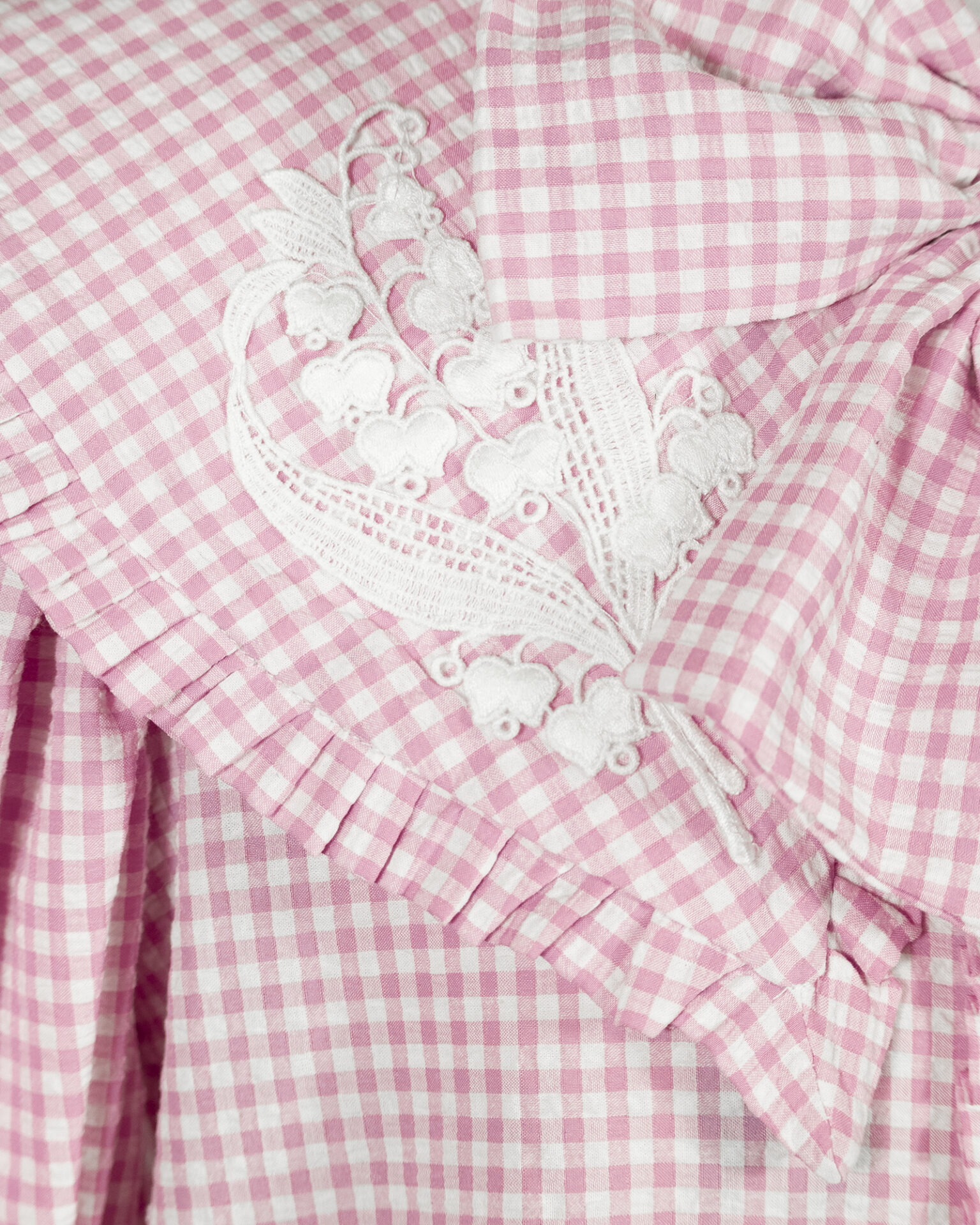“Lily of the Valley” puff sleeve blouse