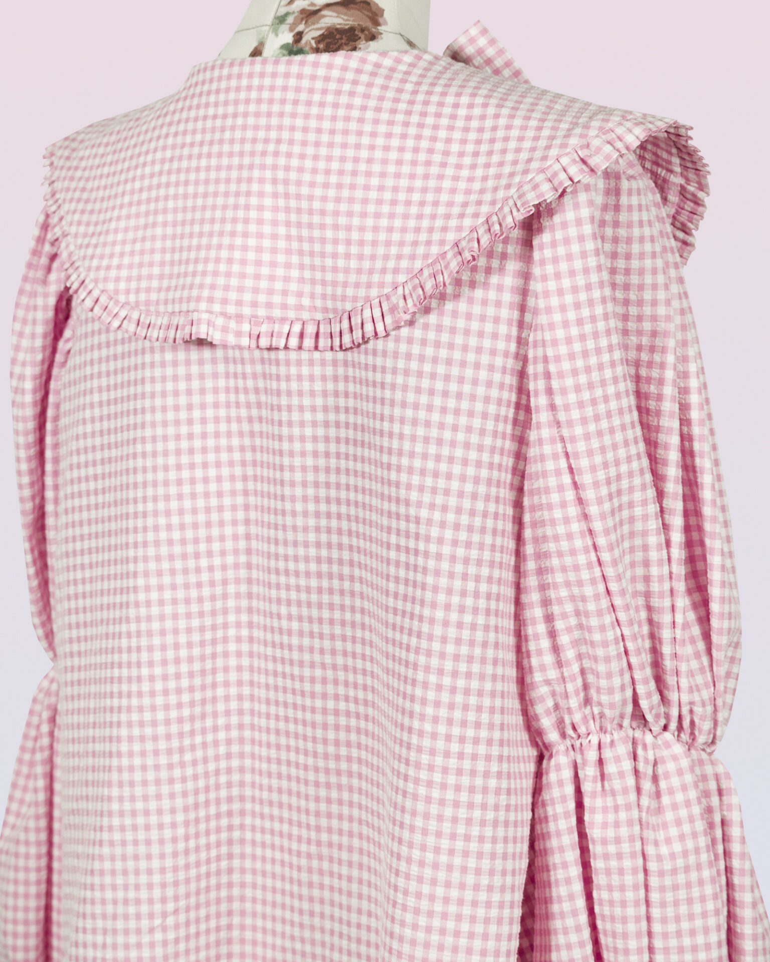 “Lily of the Valley” puff sleeve blouse
