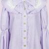 plaid cotton country lolita blouse