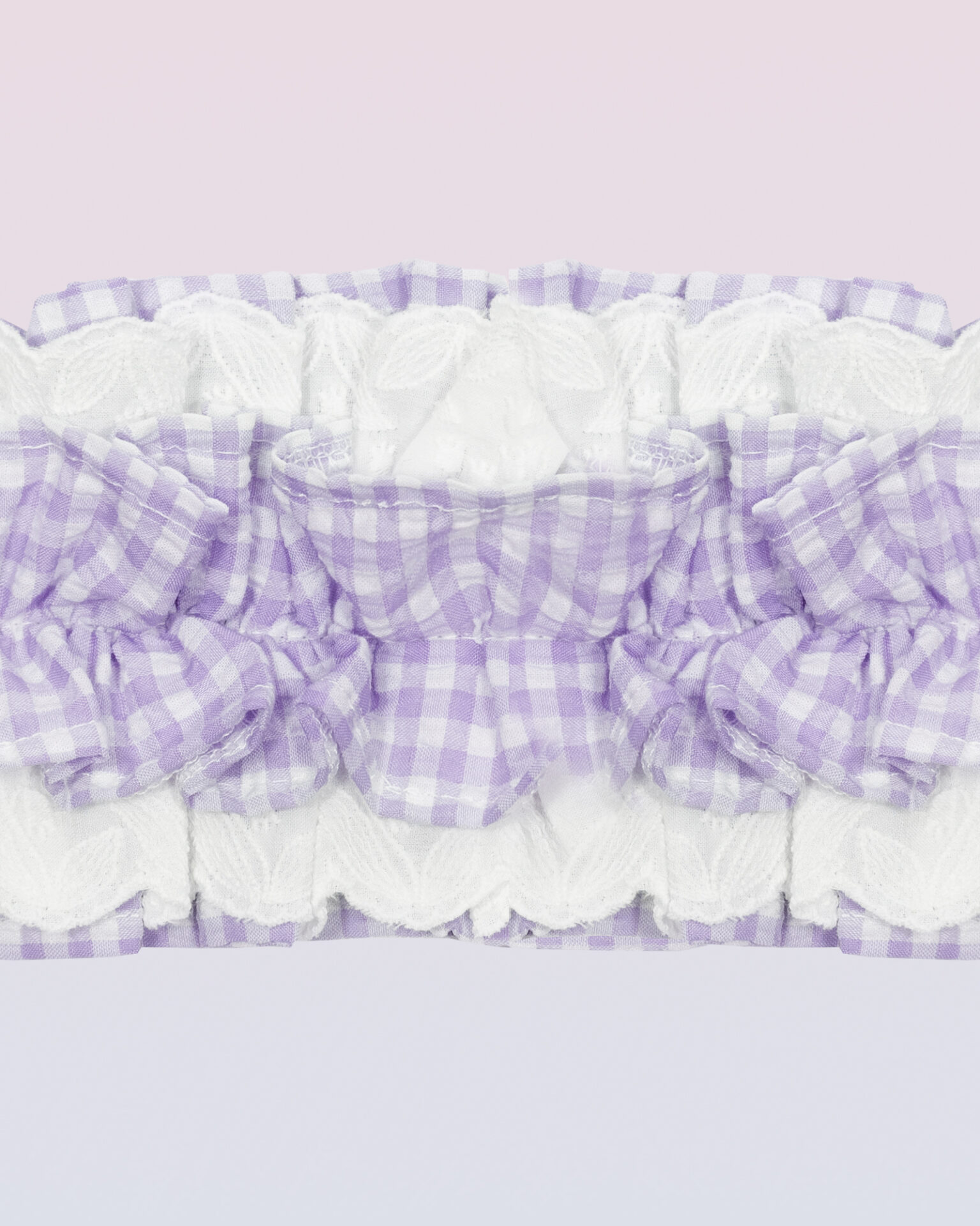plaid cotton country lolita headdress