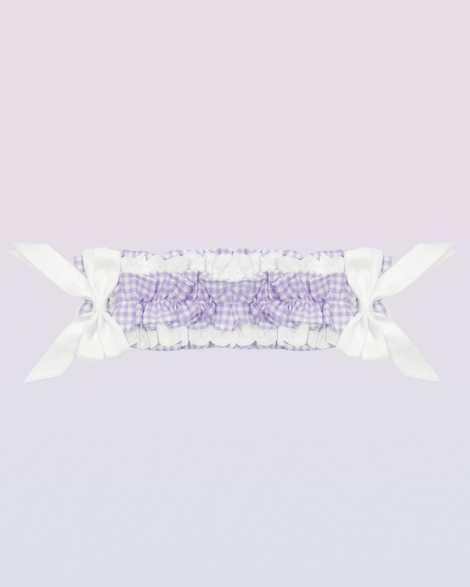 plaid cotton country lolita headdress