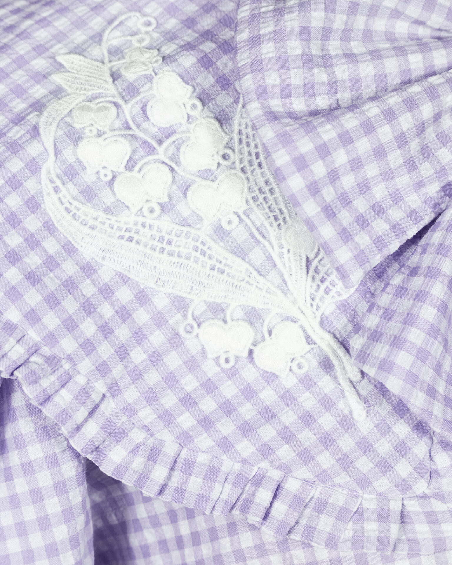 plaid cotton country lolita blouse