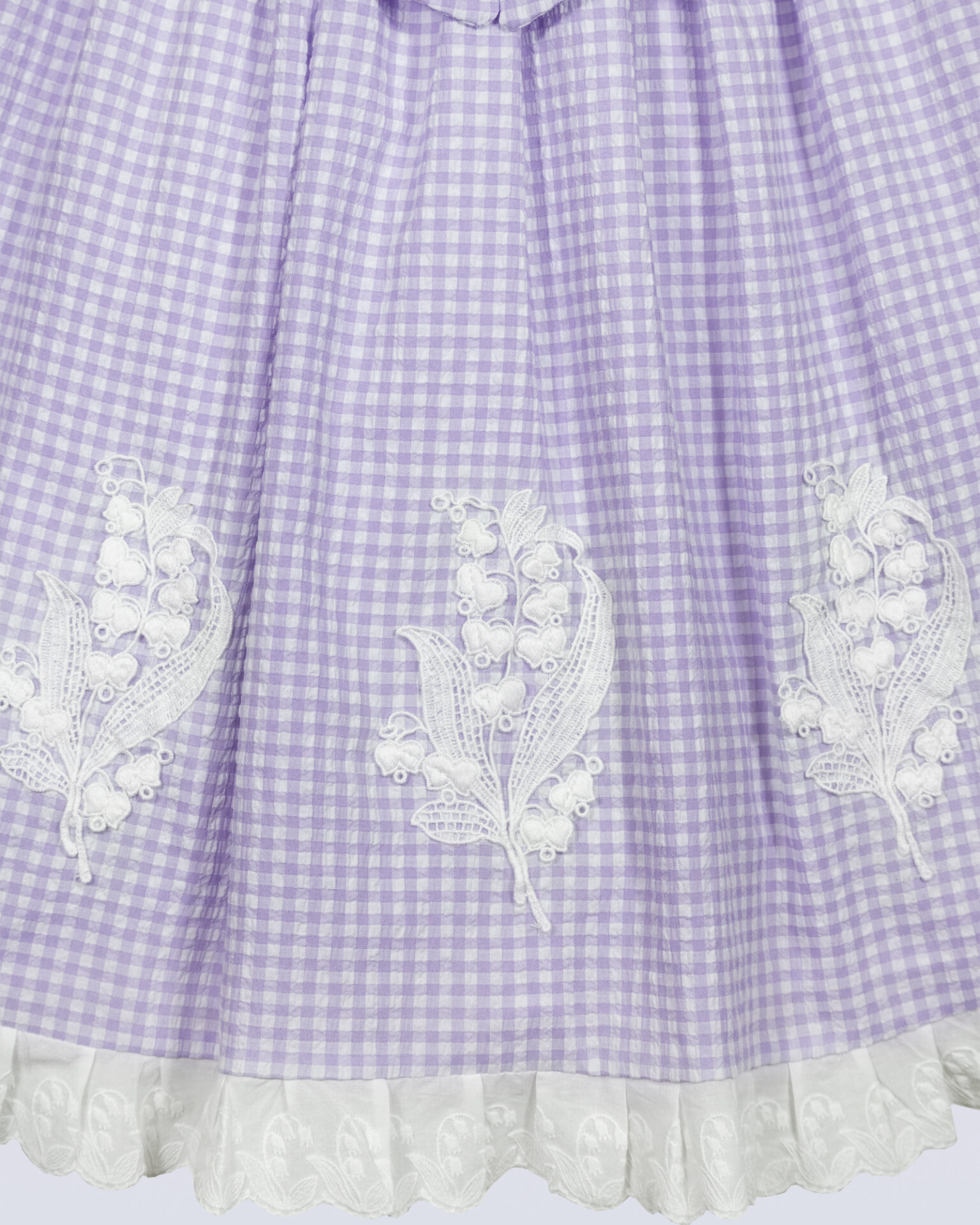 plaid cotton country lolita dress