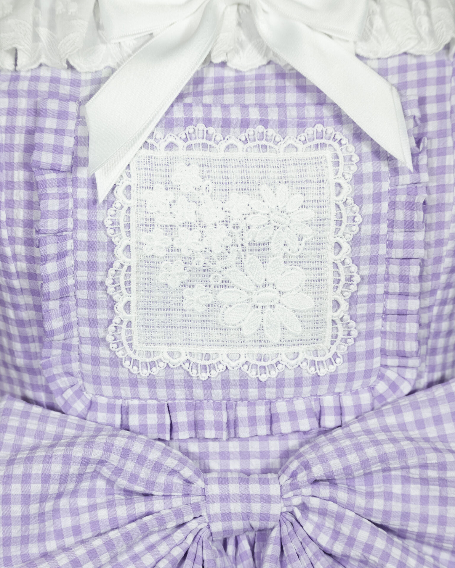 plaid cotton country lolita dress