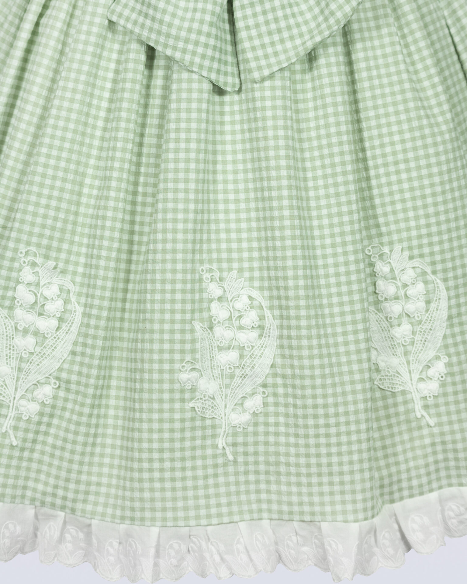 plaid cotton country lolita dress