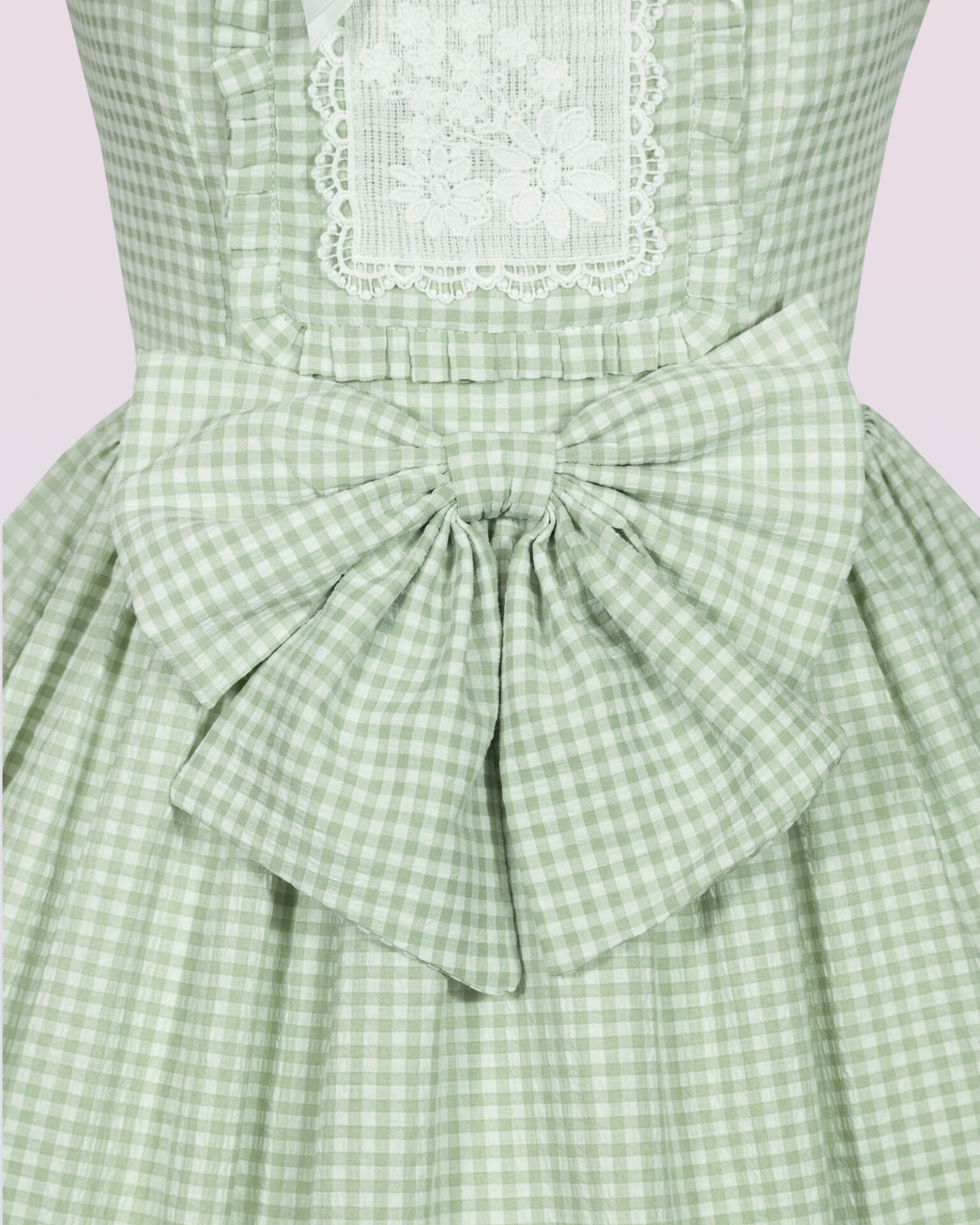 plaid cotton country lolita dress