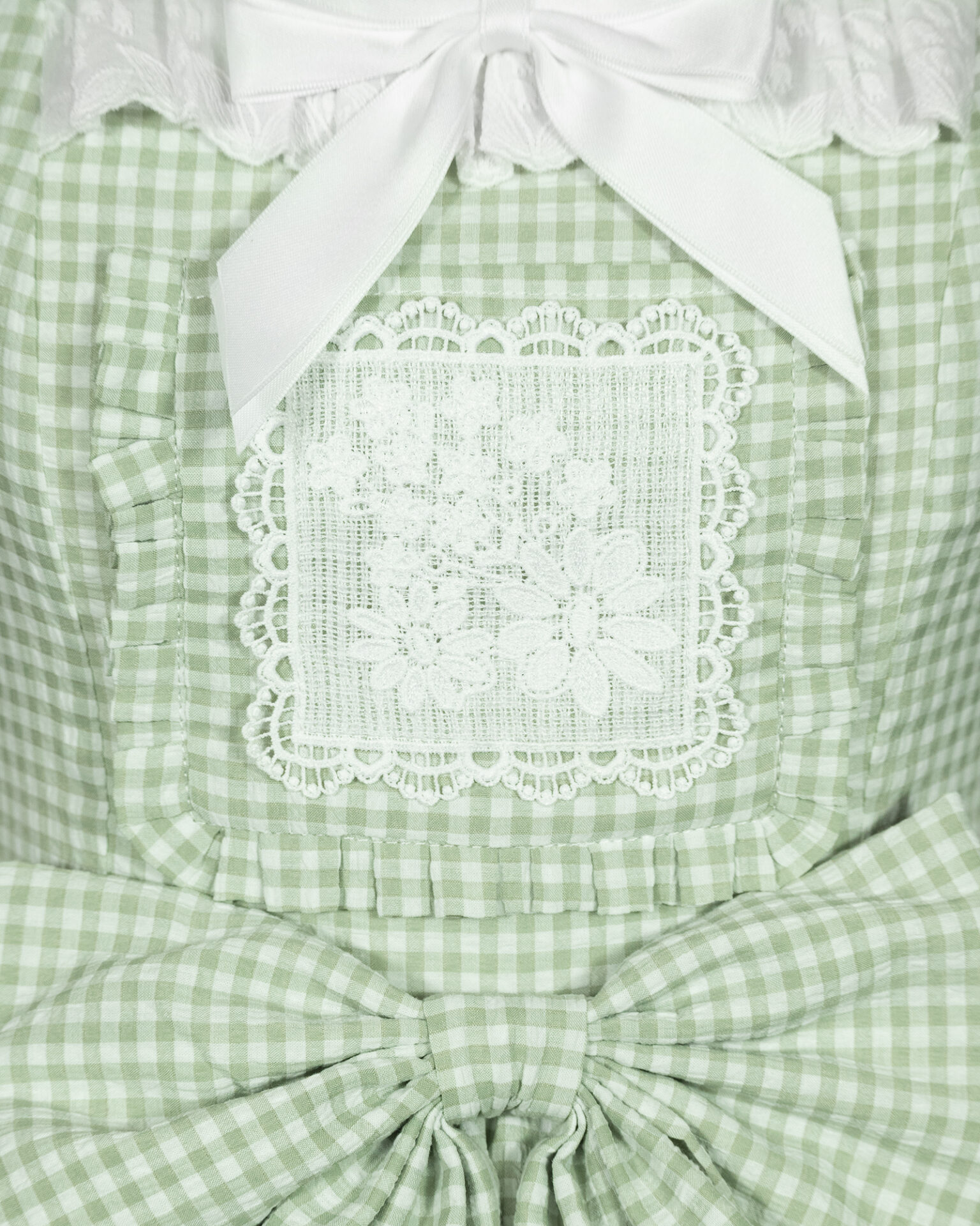 plaid cotton country lolita dress