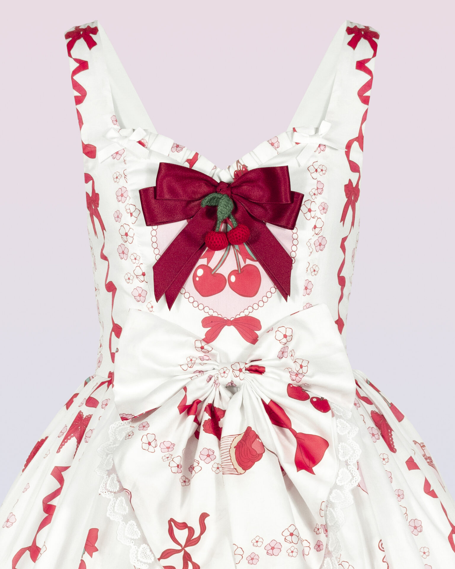 coquette cherry lolita summer dress