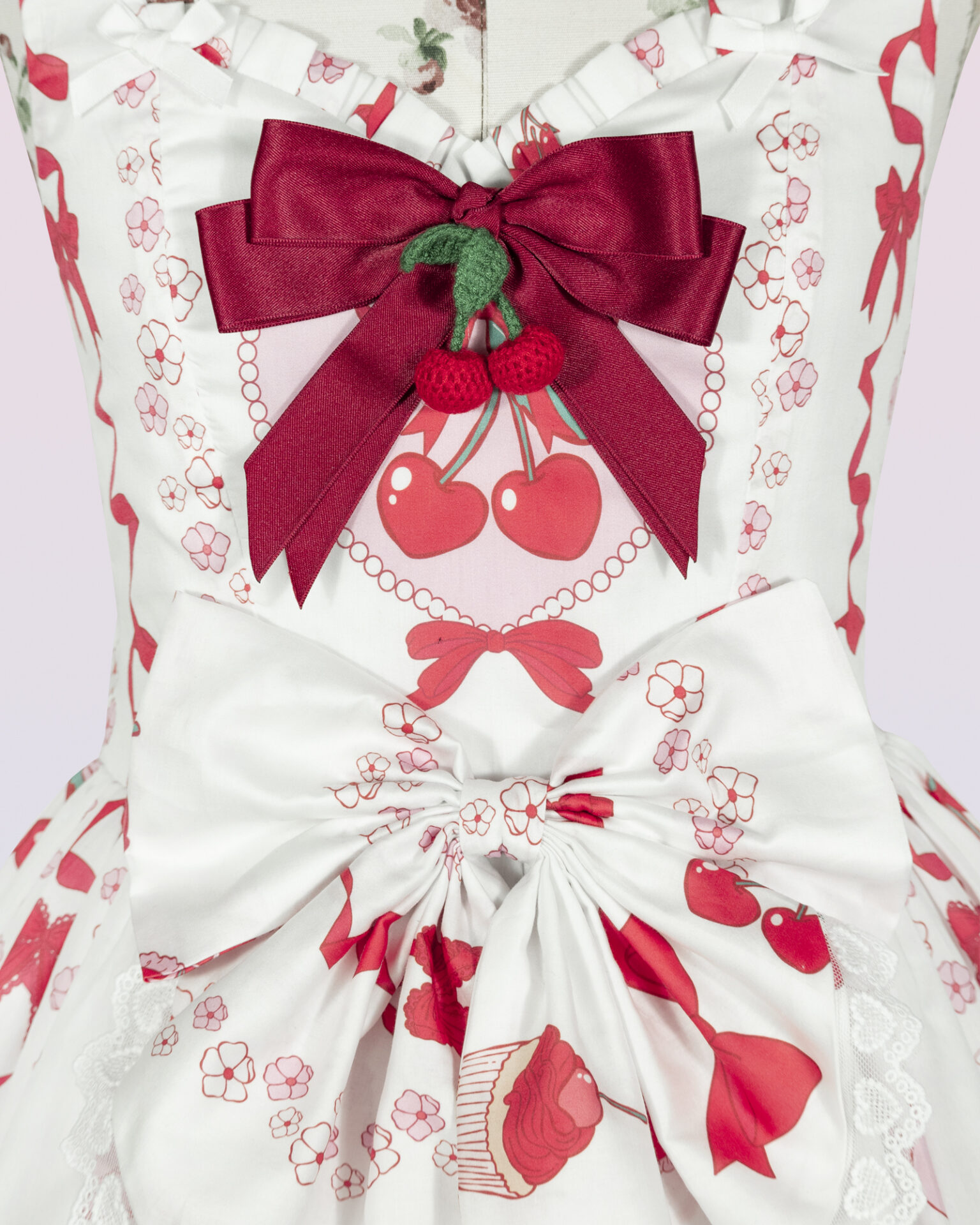 coquette cherry lolita summer dress