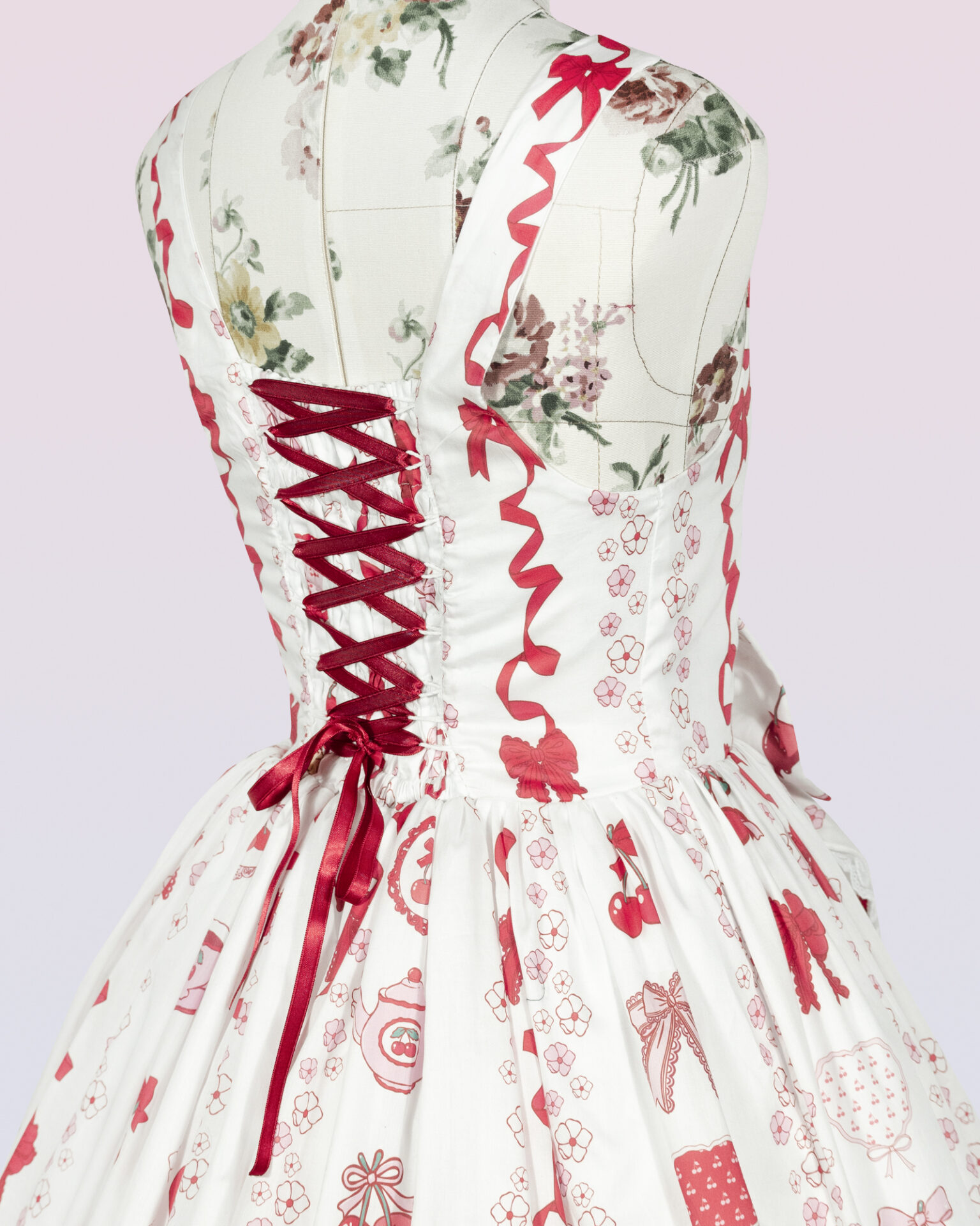 coquette cherry lolita summer dress