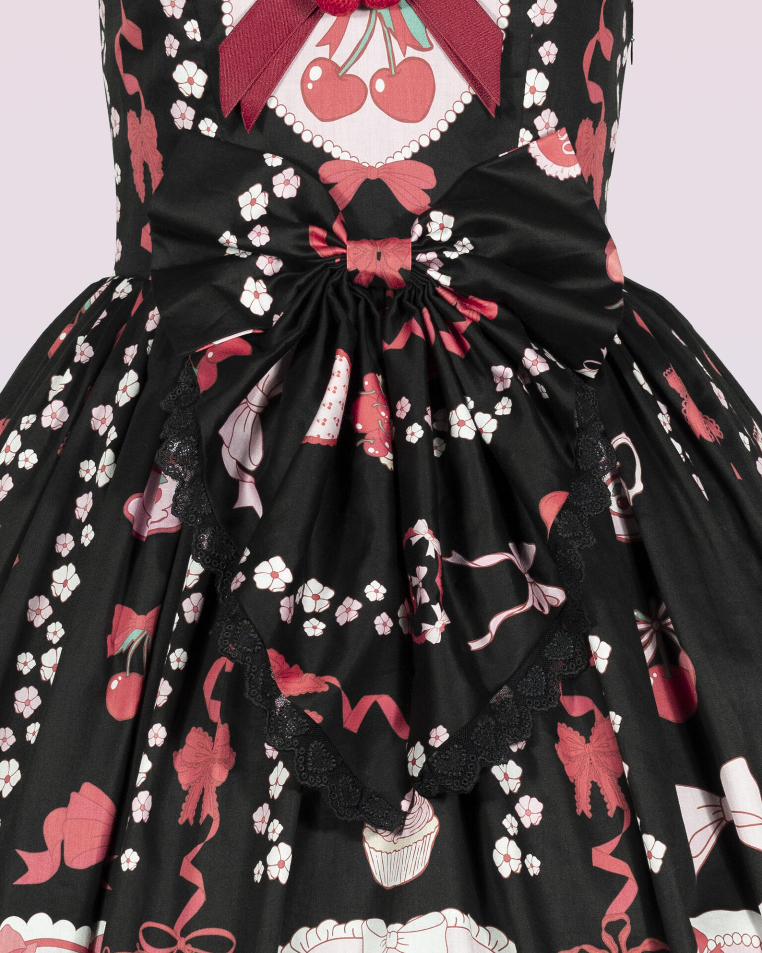 coquette cherry lolita summer dress