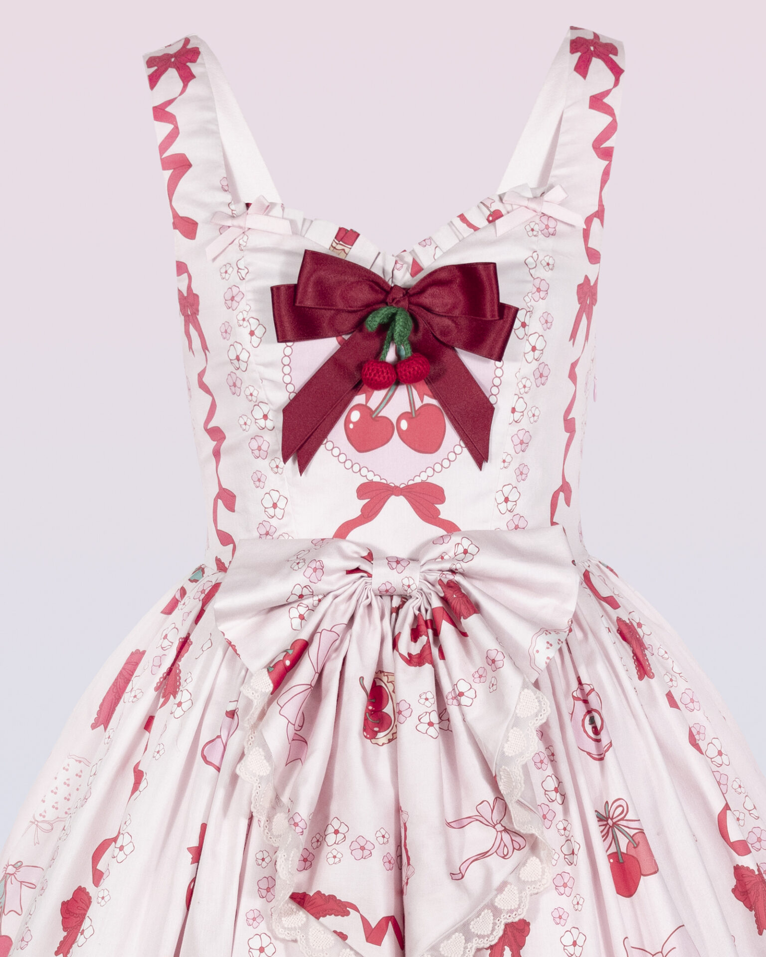 coquette cherry lolita summer dress