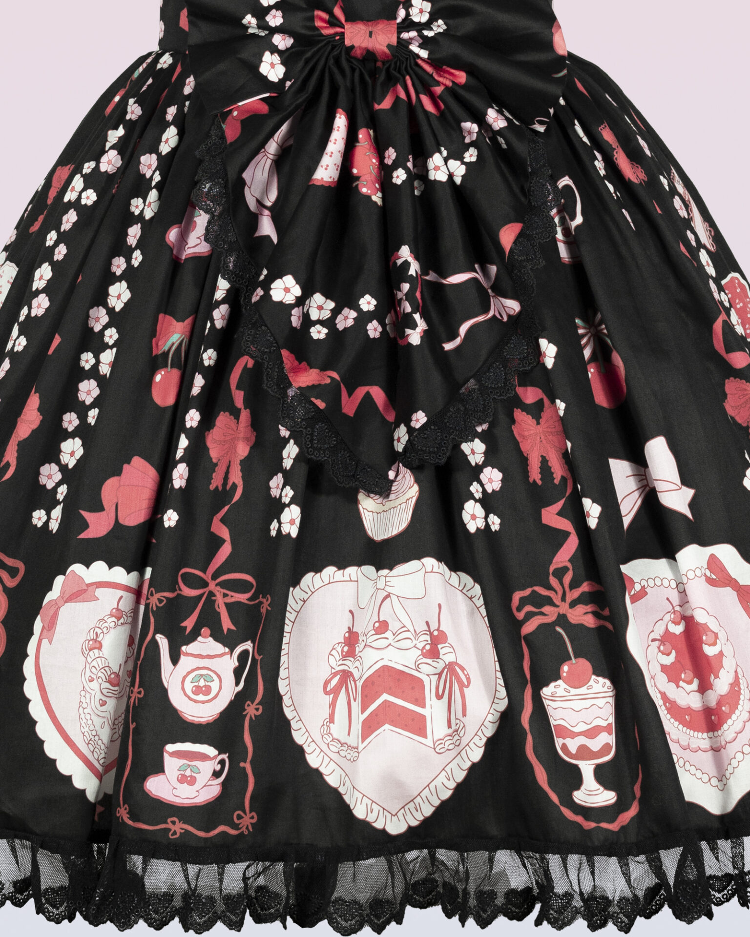 coquette cherry lolita summer dress