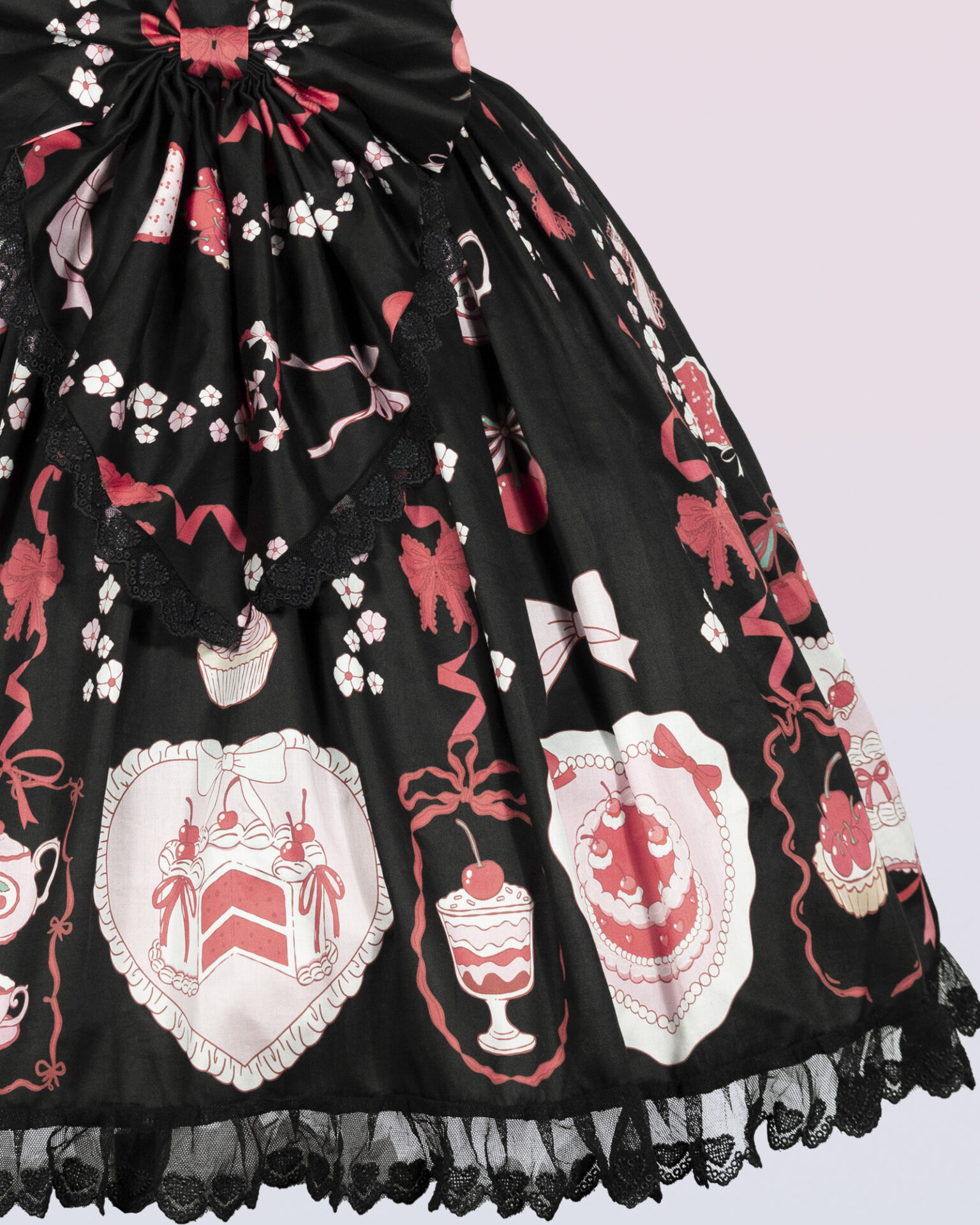 coquette cherry lolita summer dress