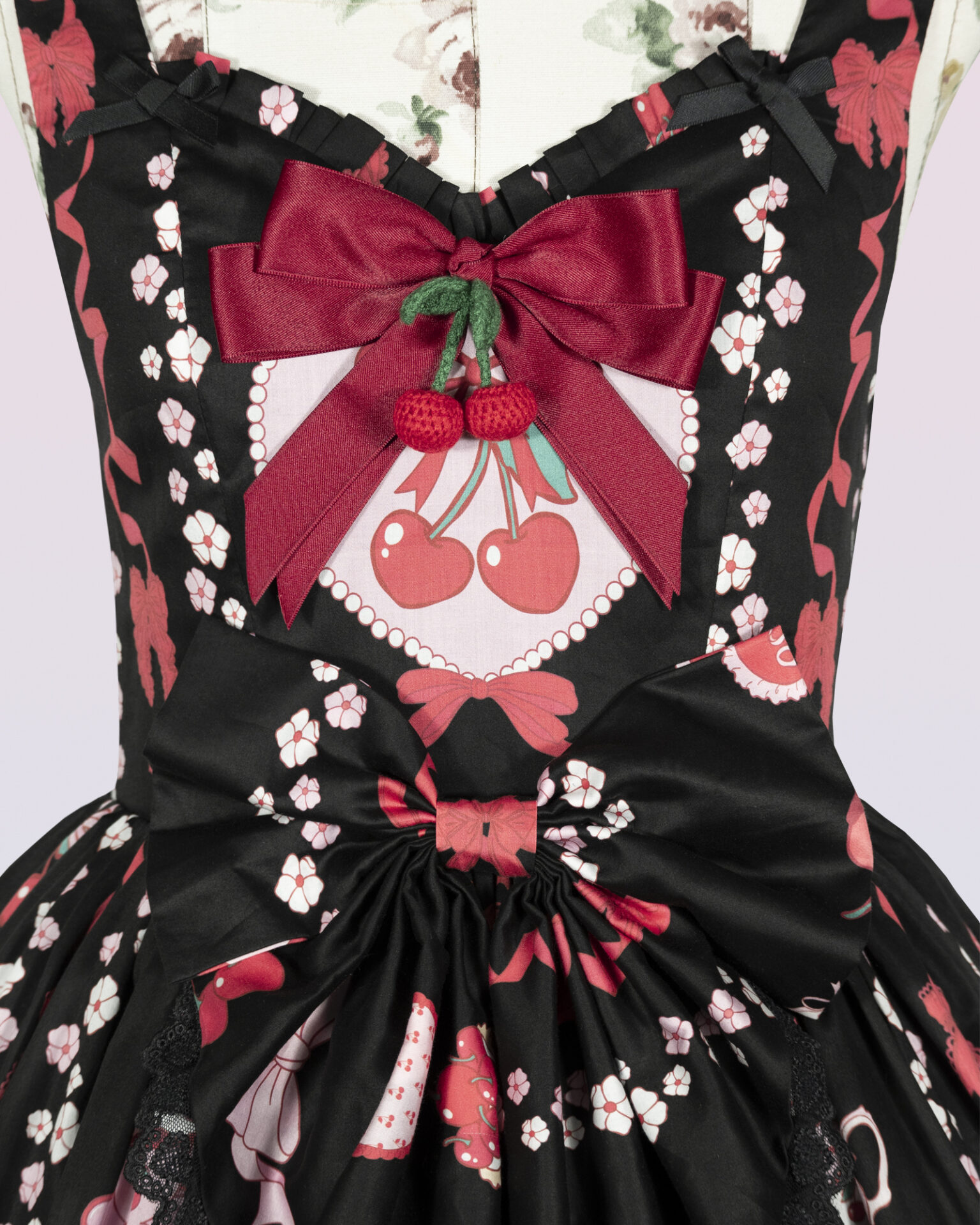 coquette cherry lolita summer dress