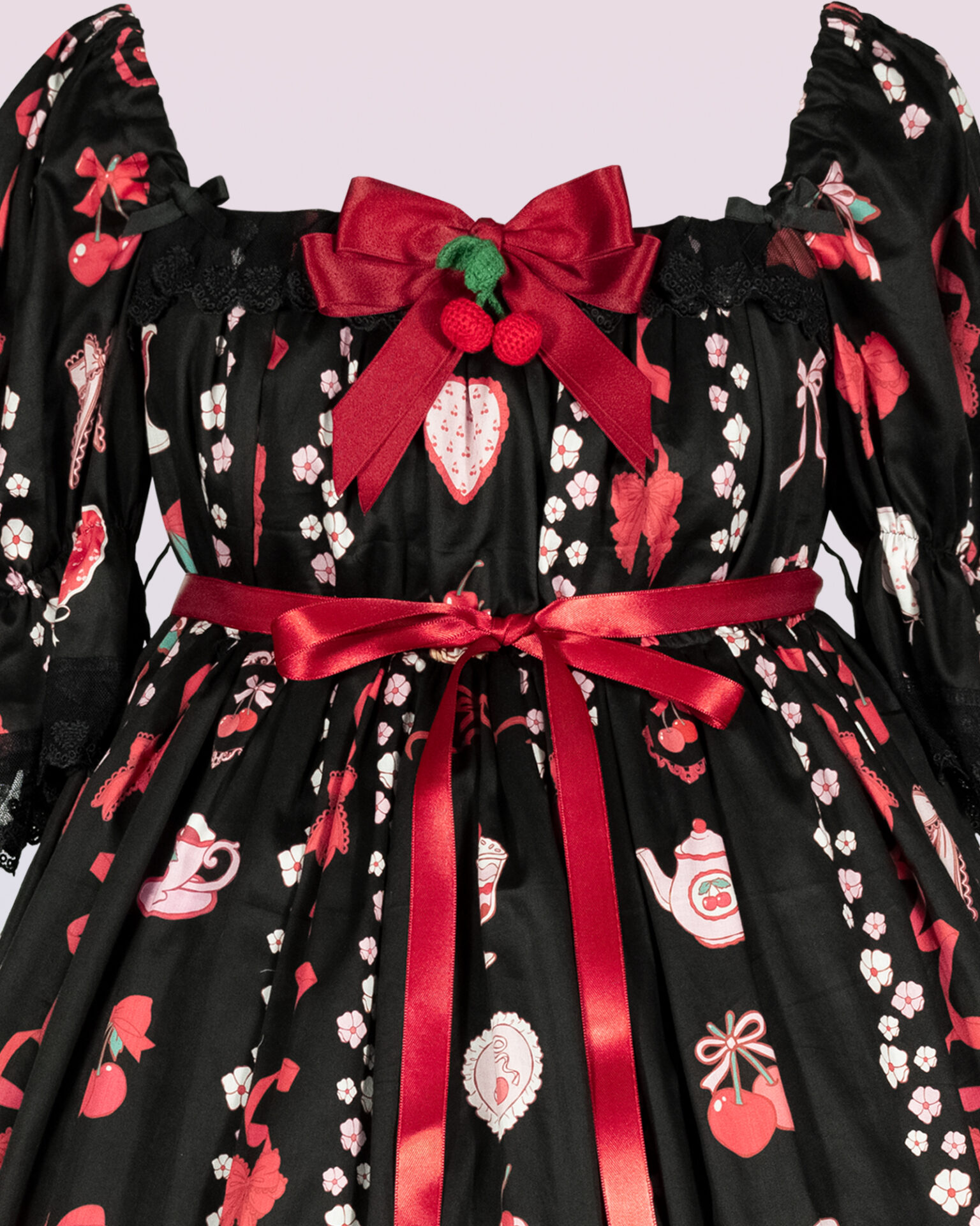 coquette cherry lolita summer dress coquette cherry lolita summer dress