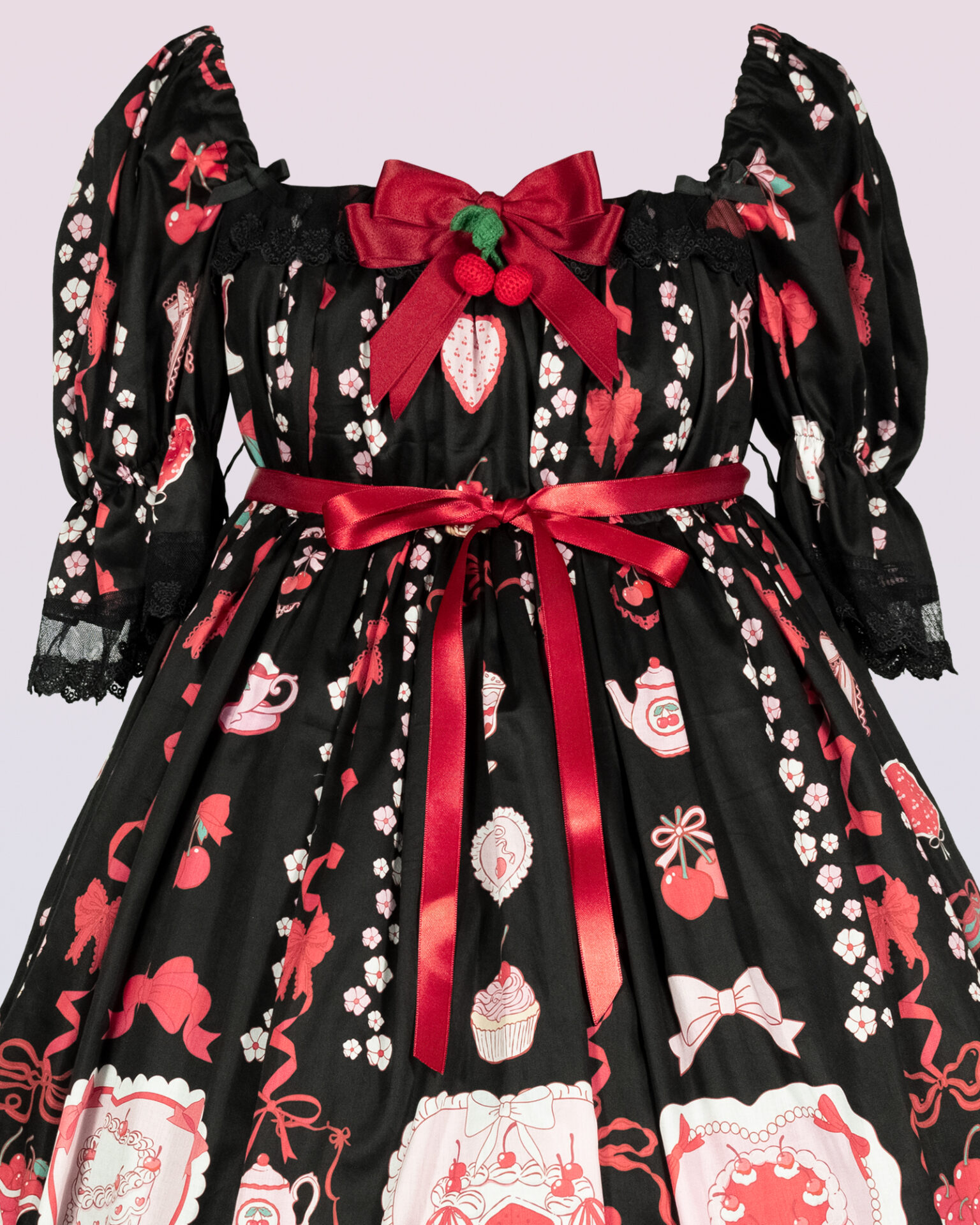 coquette cherry lolita summer dress coquette cherry lolita summer dress