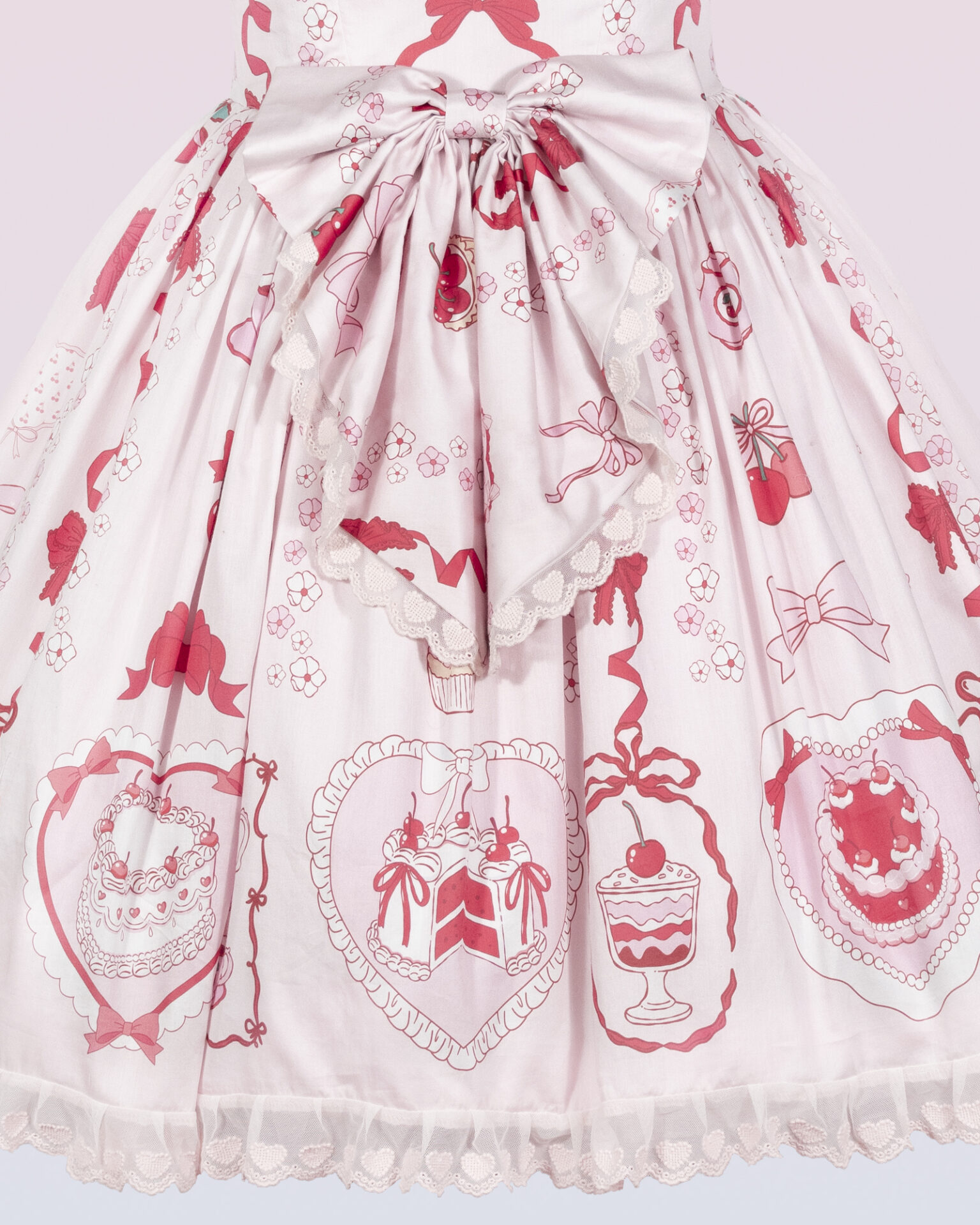 coquette cherry lolita summer dress