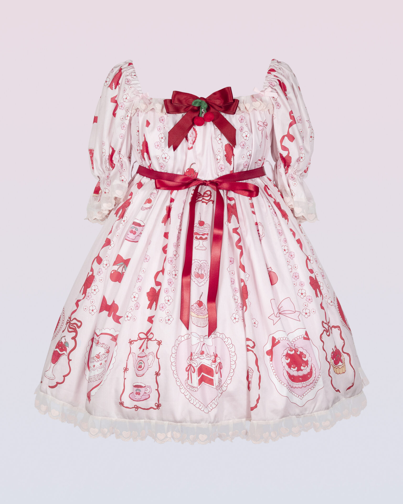 coquette cherry lolita summer dress coquette cherry lolita summer dress