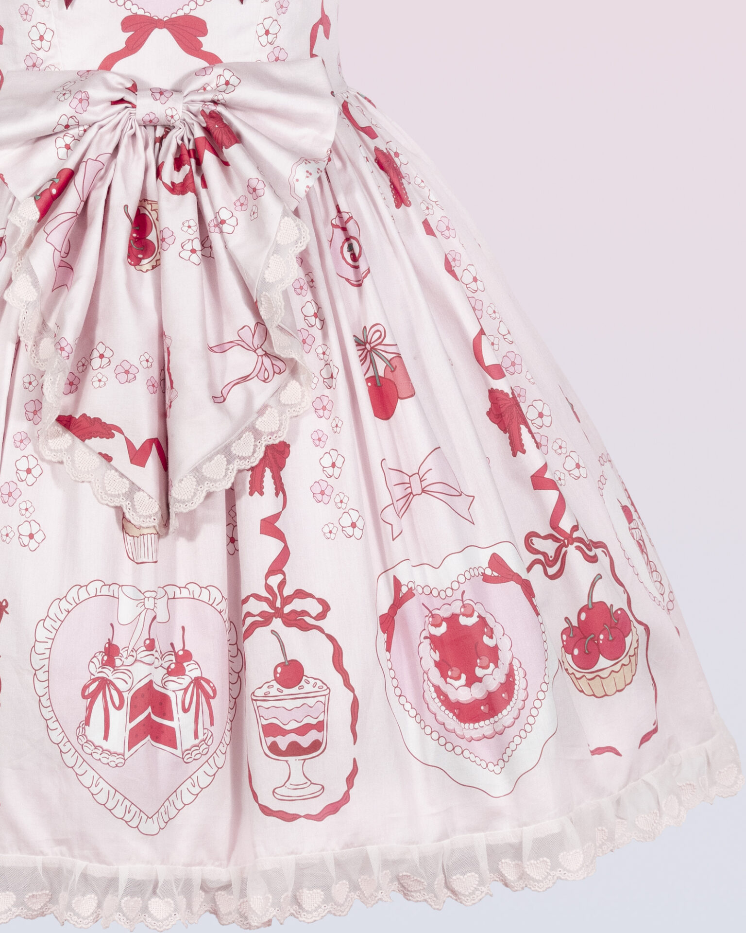 coquette cherry lolita summer dress