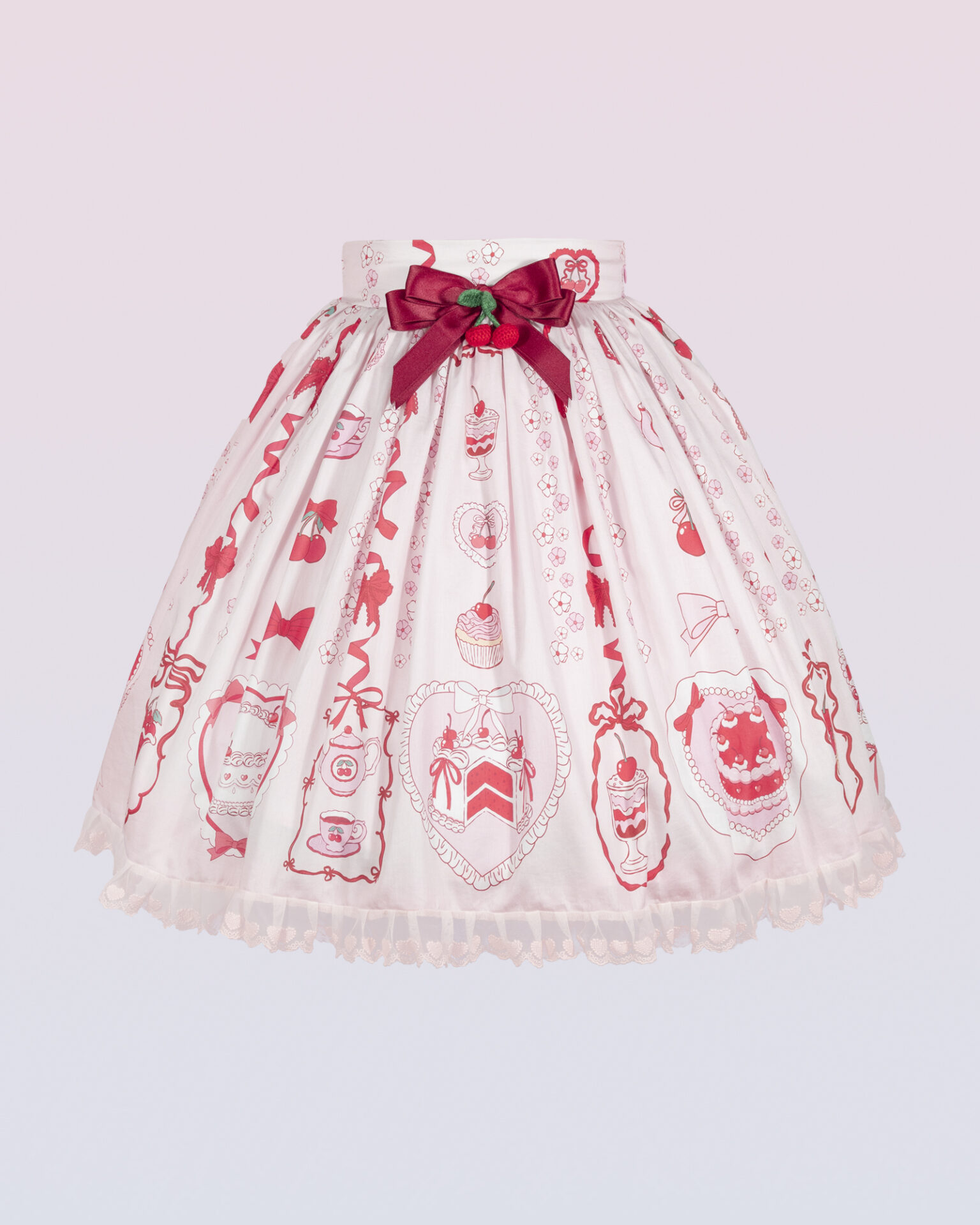 coquette cherry lolita summer skirt coquette cherry lolita summer skirt